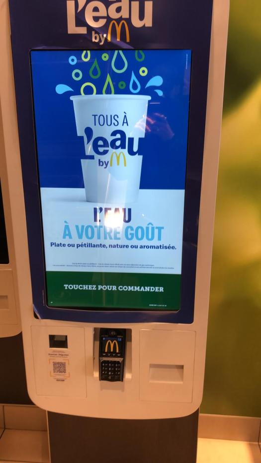 Borne digitale Mac Donald