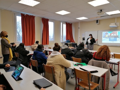 Etudiants du BTS NDRC