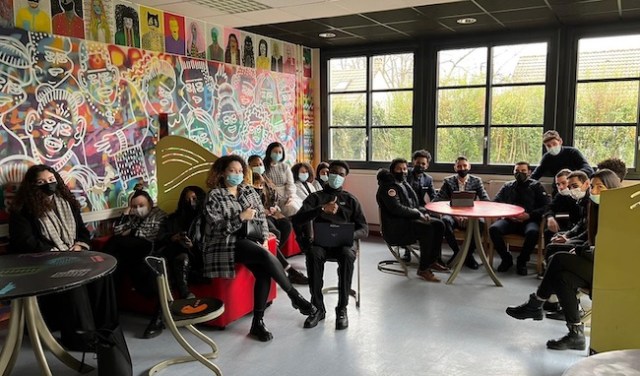 Etudiants BTS NDRC Lycée Langevin