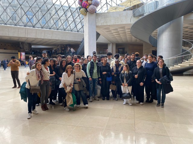 Classes des BTS au Louvre
